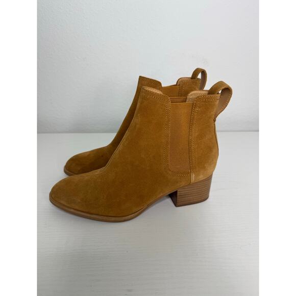 Rag & Bone Womens Walker Ankle Boots Size 36 or 6 Chestnut Tan Suede - Picture 1 of 7